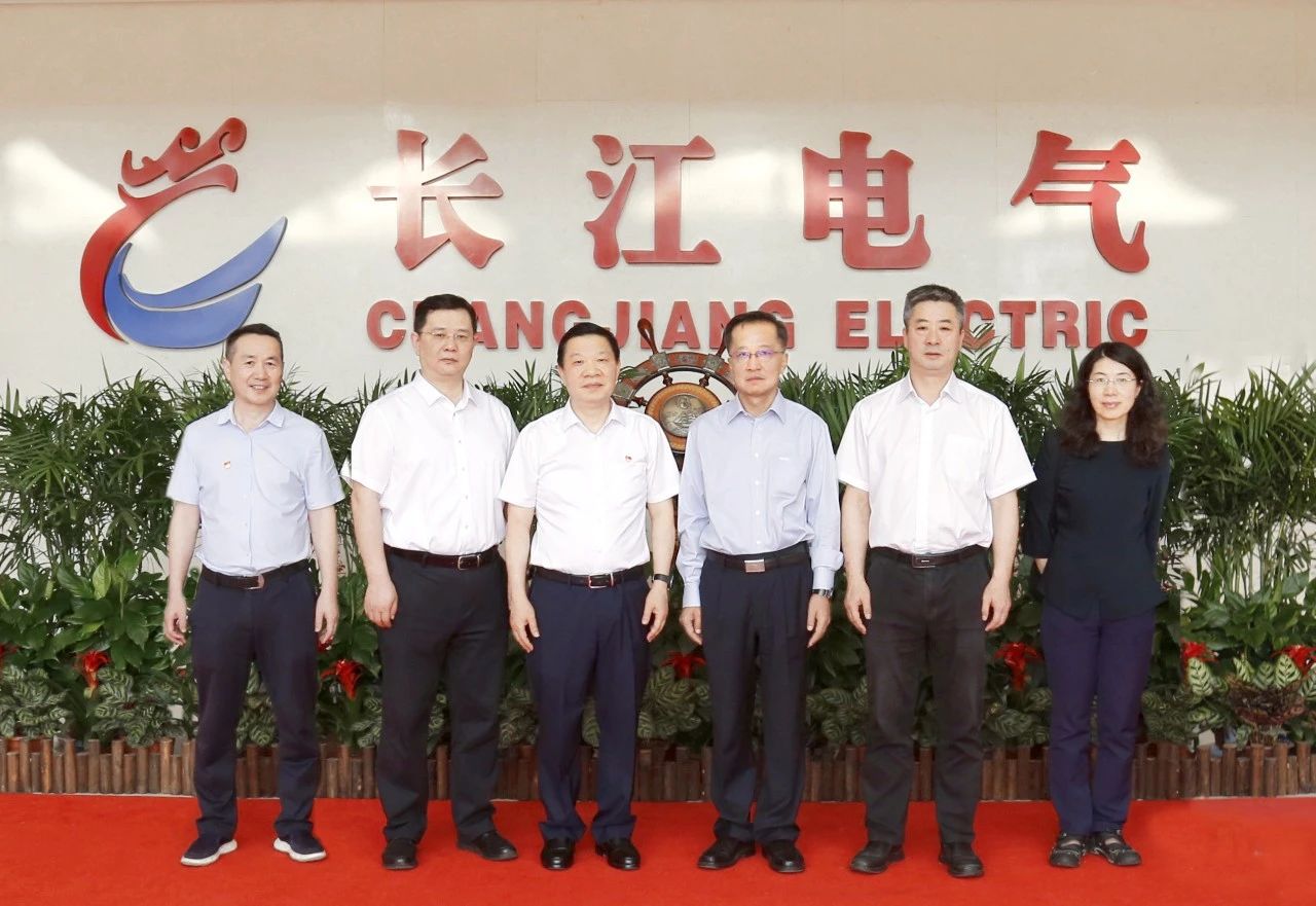 国家能源局发展规划司司长李福龙一行调研长江电气